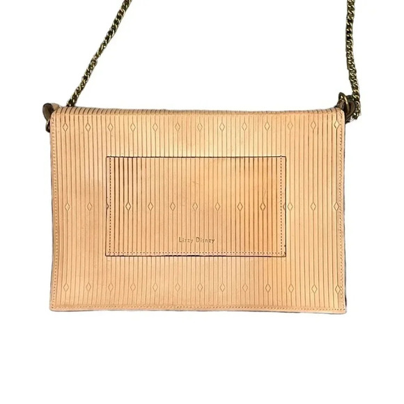 Lizzy Disney Camel Leather Envelope Clutch - Picture 7 of 10